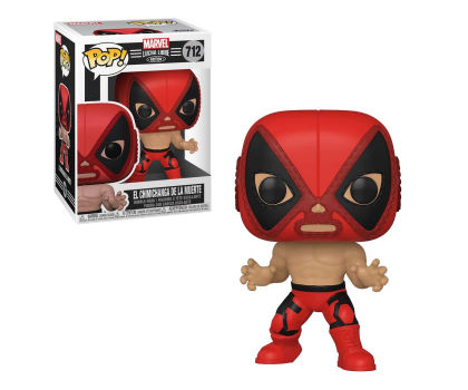 Figurka z gier Funko POP POP Marvel: Luchadores - Deadpool